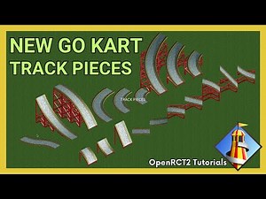 New Go Kart Track Pieces in Open Roller Coaster Tycoon - OpenRCT2 Tutorial