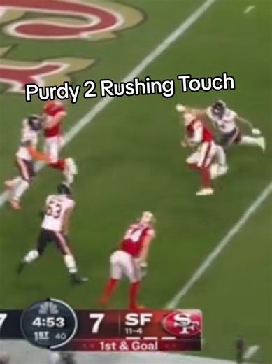 #purdy 2 #rushing #touchdowns #niners