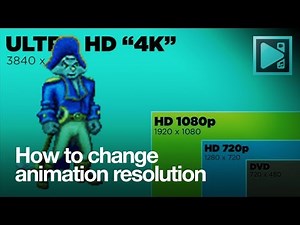 How to change animation resolution in VSDC Free Video Editor