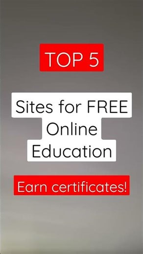 Learn & Earn: 5 Free Sites Offering Certificates Online 🎓✨