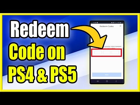 How to Redeem Codes & Pre Paid Cards on PS4 & PS5 using the Playstation App (Android & IOS Phones)
