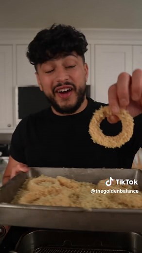 Crispy Hot Honey Onion Rings Recipe