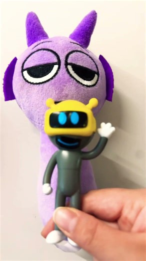 Sprunki Incredibox Kumalala With Mr Fun Bot Grey Plushie #sprunki