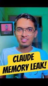 Claude Code Memory Leak Hack! 🔥 #ai #shorts