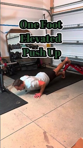 How To: One Foot Elevated Push Up