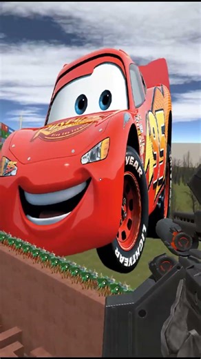 McQueen And Car Eater Become Giant in Garry's Mod! #gmod #mcqueen #careater