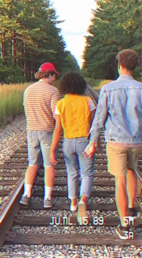 #1980s VHS #horror on the tracks. #viral #followme #railroad | 1980 Footage