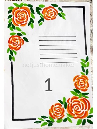 10 unique border design for projects | assignment border | front page design | cover design