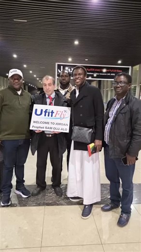 “BREAKING: Prophet Sam Olu Alo has just landed in Amman, Jordan! 🎉 The anointed man of God has arrived in the Holy Land to embark on an epic spiritual journey to Mount Sinai in Egypt and other sacred sites! 🚀 This 8-day holy pilgrimage, powered by Ufitfly, will take Prophet Sam Olu Alo to life-changing destinations like Mount Nebo, where Moses viewed the Promised Land (Deuteronomy 34:1-4), the Jordan River, where Jesus was baptized (Matthew 3:13-17), Gadara, Petra in Amman, and more! 🌟 The pr