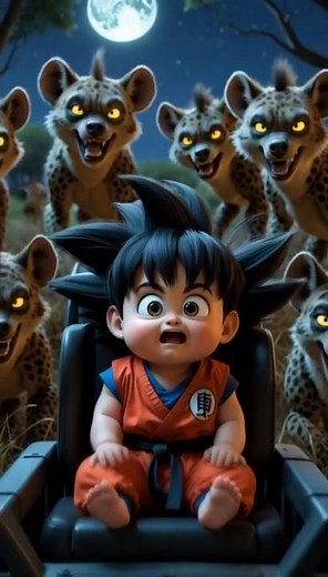 Vegeta's Heartwarming rescue of Baby Goku #goku #sadstory