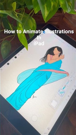 How to make easy animations in iPad | Beginner friendly | Adobe fresco | Fashion Design #ipad #tips