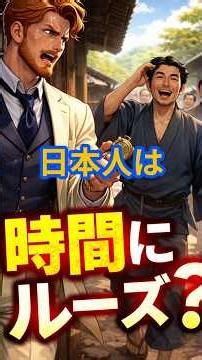 日本人は時間にルーズだった？