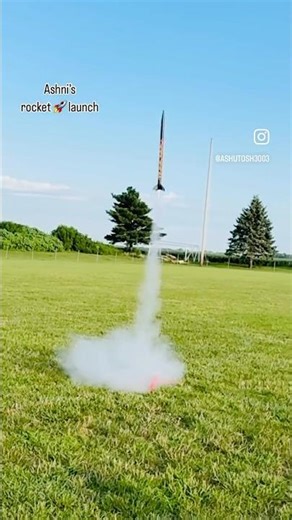 Model rocket 🚀 launch #modelrockets #rocket #stemlearning #usa