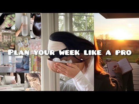 Plan your week like a pro 😎👌