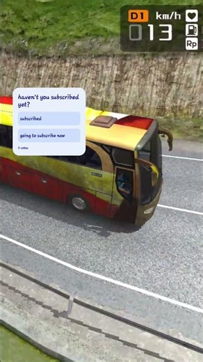 AMAZING WATER FALSS IN BUS SIMULATOR 😍😵‍💫 #busdriving bus #busdriver #rainydrive #drivingskills