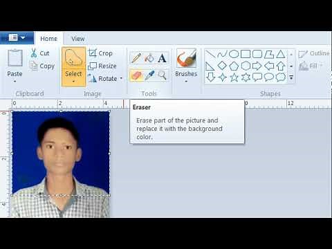 How to change photo background using paint (‪@idealcomputerbihta2943‬)