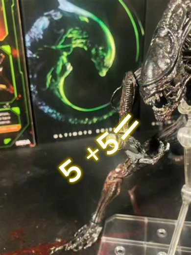 5+5 patata #neca #stopmotion #eloctavopasajero #alien #aliens #predator #xenomorph #humor #memes