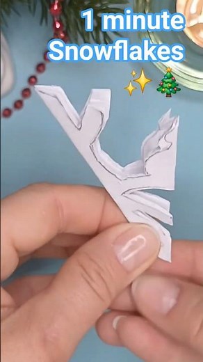 ✨️ A tutorial video, how to quickly make paper Christmas decorations #cristmas #christmas #papercraf