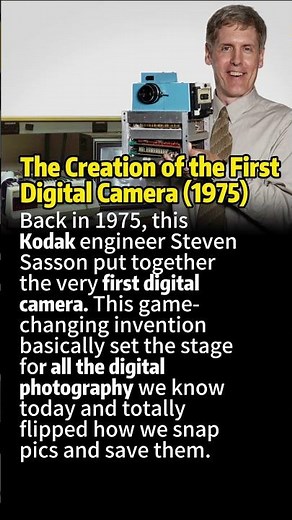 The first digital camera was invented in 1975, see the device that changed photography