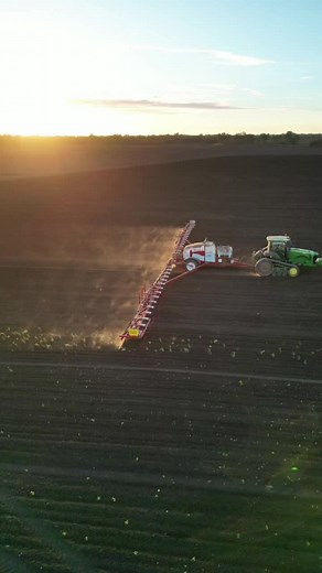 Exploring Agricultural Beauty: Tractor at Sunset
