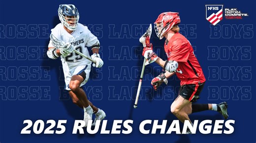 ‼️ 2025 Boys Lacrosse Rules Changes NFHS focuses on risk minimization – particularly as it relates to lost equipment during play, proper wearing of the helmet and appropriate instances for checking an opponent’s crosse. Check out the changes ➡️ https://www.nfhs.org/articles/risk-minimization-at-forefront-of-high-school-boys-lacrosse-rules-changes/ #NFHS #Lacrosse | NFHS