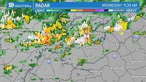 RADAR UPDATE (11:27 AM) - We are tracking one Severe Thunderstorm Warning until 11:45 AM in Greene and Hawkins counties. Outside of that, multiple strong storms are moving through East TN. Keep your alerts and notifications on loud. | WBIR Weather