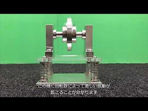 回転機械不釣り合い振動（静的）