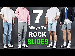 7 Ways To ROCK Slides | Adidas Slides Outfit Ideas