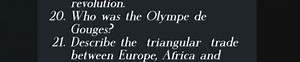 revolution.20. Who was the Olympe de Gouges?21. Describe the ... | Filo