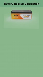 BSM24208 Lithium Battery Backup Calculation | Bluesun Solar