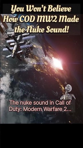 You Won’t Believe How Call of Duty: Modern Warfare 2 Made the Nuke Sound! #funfacts #gamefacts #cod