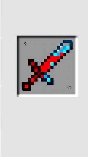 how to crafting a Epee en rubis givree #minecraft #mcpe #shorts