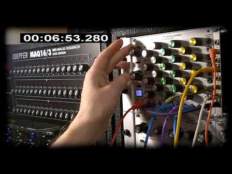 Behringer Clocked Sequential Control Module 1027 first experiments synced with other sequencers