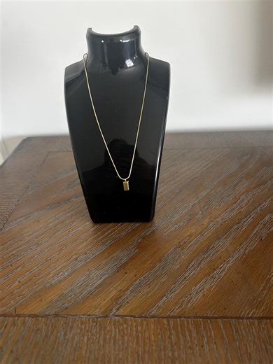 Minimalist Gold Bar Necklace, Elegant Dainty Chain, Modern Everyday Jewelry - Etsy