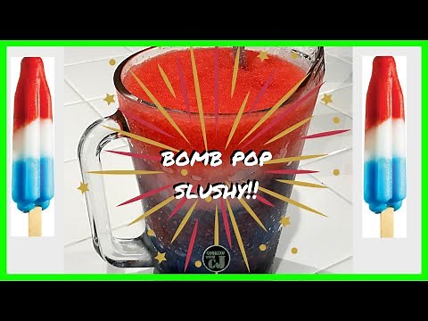 BOOZY BOMB POP SLUSHY! | Frozen Cocktail Recipe!