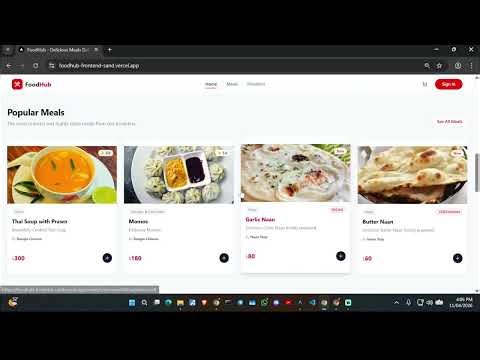 FoodHub: The Ultimate Food Ordering Platform