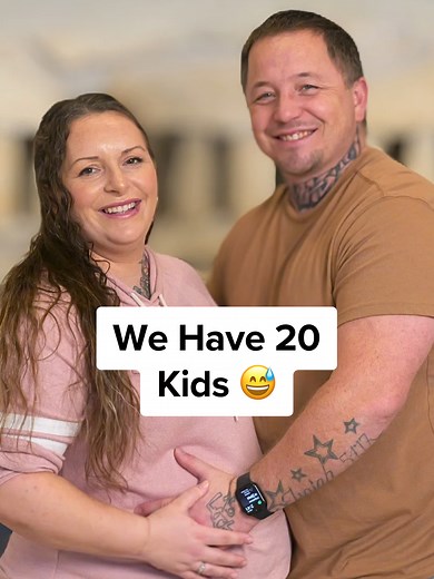 I'm pregnant with our 20th child 😅 @perfectly_blended_family #truly #familylife #bigfamily #parenting #momlife #pregnancyjourney #fyp