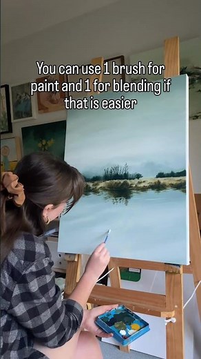 How to paint water ripples in acrylic #acrylicpainting #artbusiness #artadvice #arttutorial