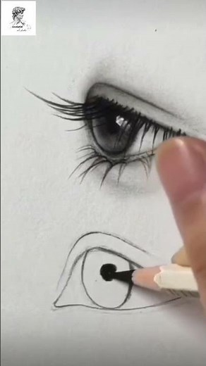 How to Draw Realistic eyes with Pencil - Step by Step Shading Tutorial for Beginners