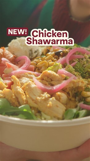 Hand-stacked, spit-roasted, spiced-just-right chicken shawarma is now at CAVA, taking you even closer to the Mediterranean. | CAVA
