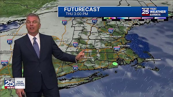 Boston 25 Monday night weather forecast