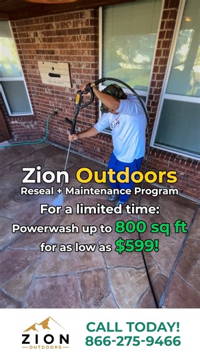 Is your stamped, stained, or overlaid concrete looking faded or worn down? Good news — you don’t need to rip it out. At Zion Outdoors, we can bring it back to life with a simple recolor reseal that makes old concrete look brand-new again. If you live in Texas, your concrete takes a beating from the sun, heat, and weather. A professional concrete resurfacing or decorative concrete reseal can restore the color, deepen the texture, and protect the surface for years. We help homeowners across Austin