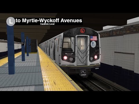OpenBVE Special: (R160A) L Train to Myrtle-Wyckoff Avenues (Weekend Emergency Suspension)