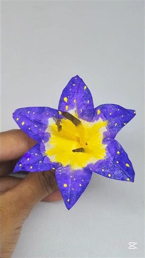 DIY Napkin Lily | How to make a Lily flower #shorts #diy #craft