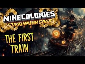 Minecolonies: Steampunk Saga #29 - Basic Create Train