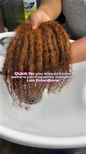 You want to color your loc extensions? Here’s a tip: You’ve been told that you have to wait 3-6 months to color your extensions so you will not cause slippage or damage the locking process. True! But, you can also color the extension and your hair separately before installing them. My Extensions are RAW VIRGIN hair and are easy to color and bleach. Follow @locdbytaveria for more tips Comment “Extensions” and I’ll send you a link to my website #locextensions #locextensionatlanta #locextensionsatl