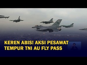 [Full] So Cool! Indonesian Air Force Fighter Jets Perform a Fly-Pass at the 76th Indonesian Indep...