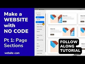 Jumpstart Your Website 1: Edit Page Sections