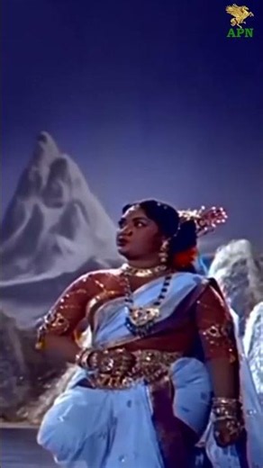 Sivaji Gansan and Savitri Mass Scene