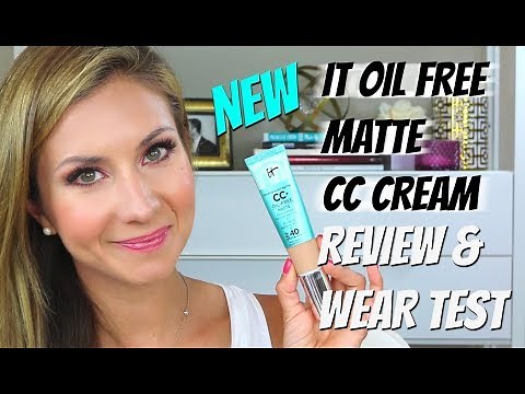 IT Cosmetics CC Cream Oil Free Matte Foundation Review and Wear Test